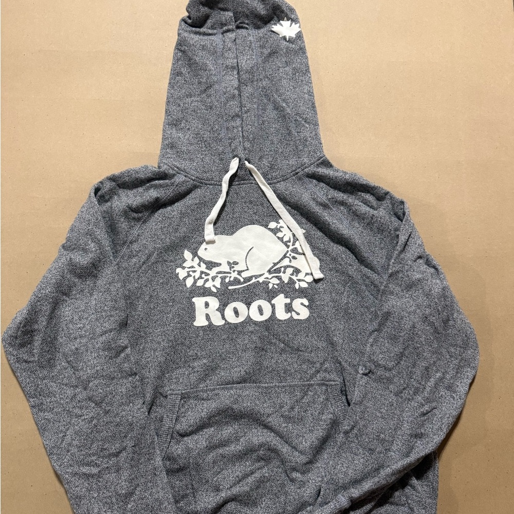 Roots Heather Gray Knit Hoodie